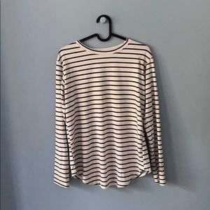 stretchy striped long sleeve